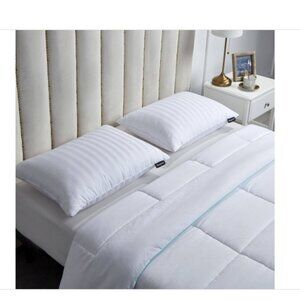 Beautyrest Softy-Around White Goose Feather & Down 500 Thread Count 2-Pack Pillo